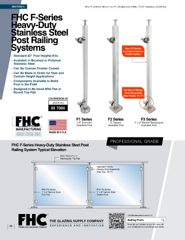 Page 80 - FHC FGR24R Architectural Railing Systems